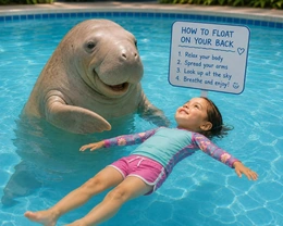 Play and Swim week activity